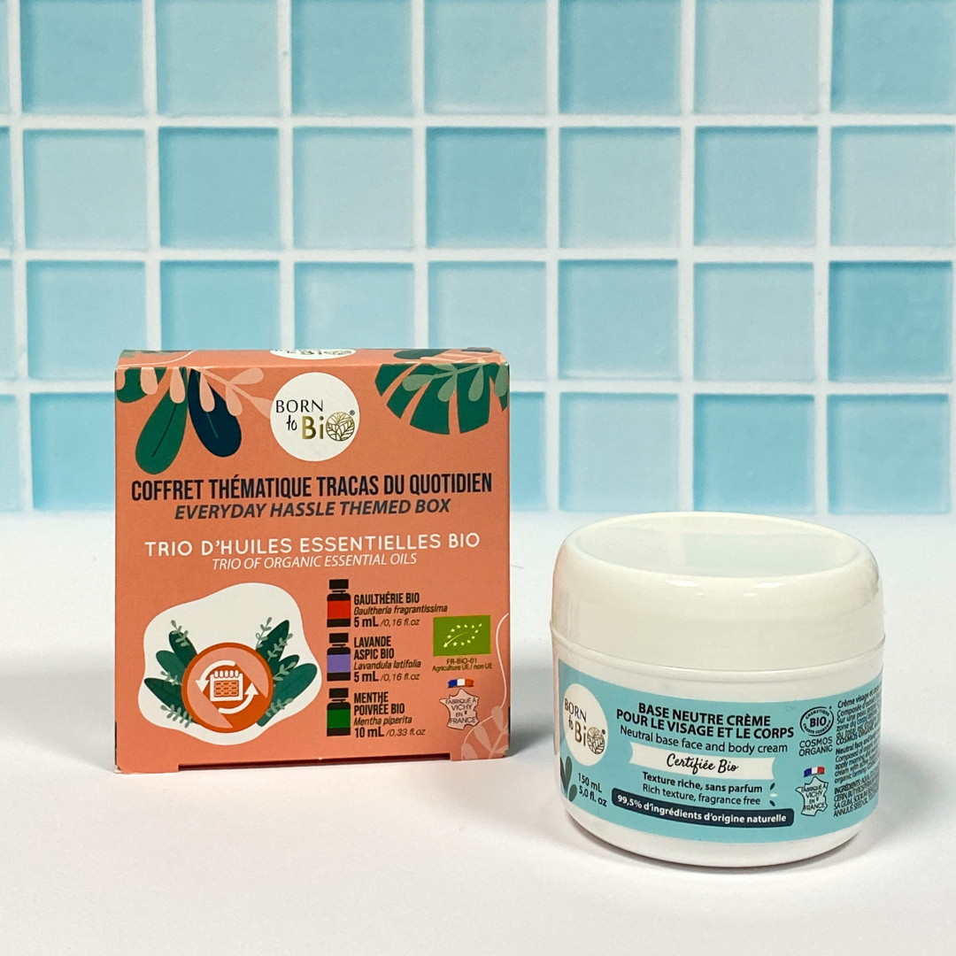 Box: face/body cream and essential oil kit for everyday worries-3