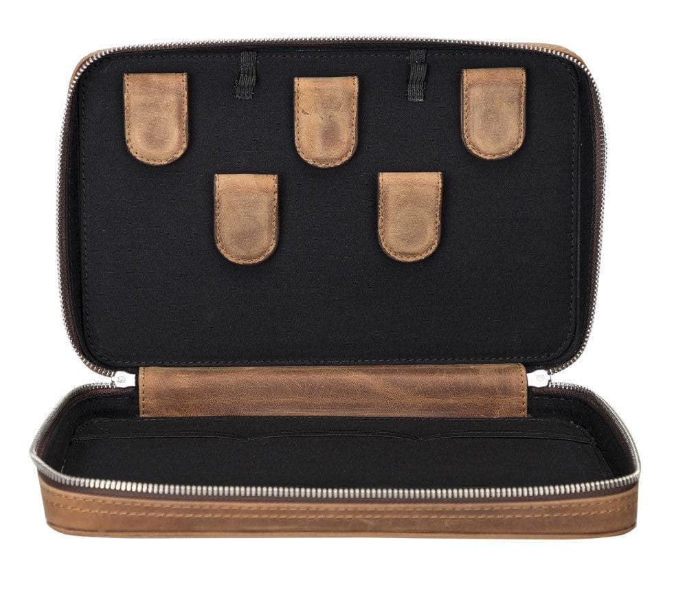 Leather Travel Cable Organizer-1