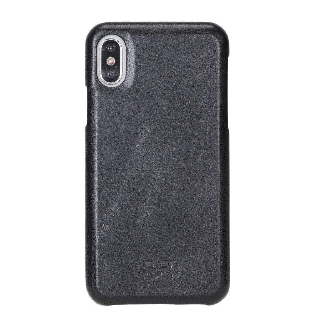 Full Leather Covered Back Cover for Apple iPhone X Series-6