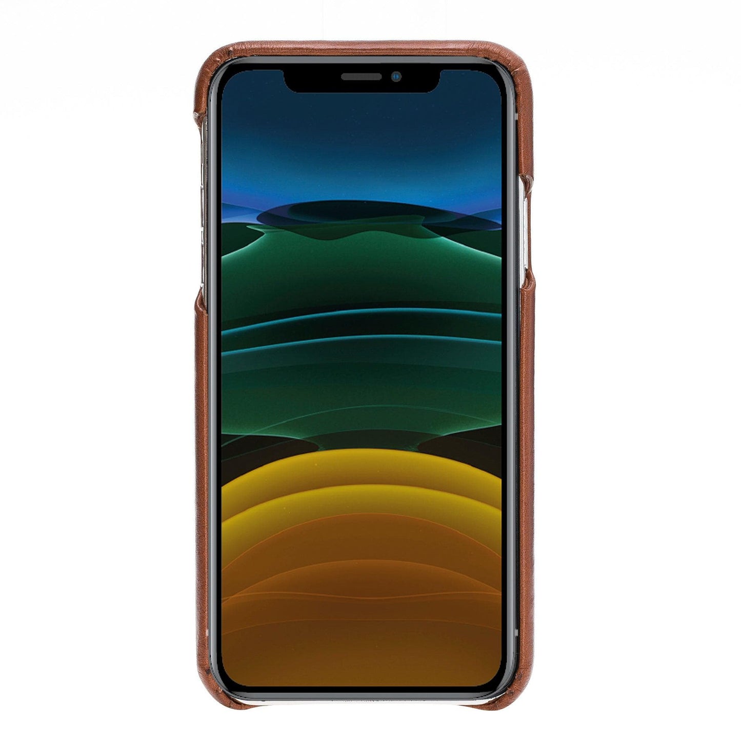 Fully Leather Back Cover for Apple iPhone 11 Series-1