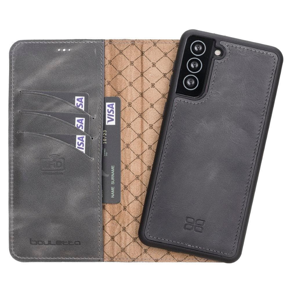 Samsung Galaxy S21 Series Detachable Leather Wallet Cases - MW-21