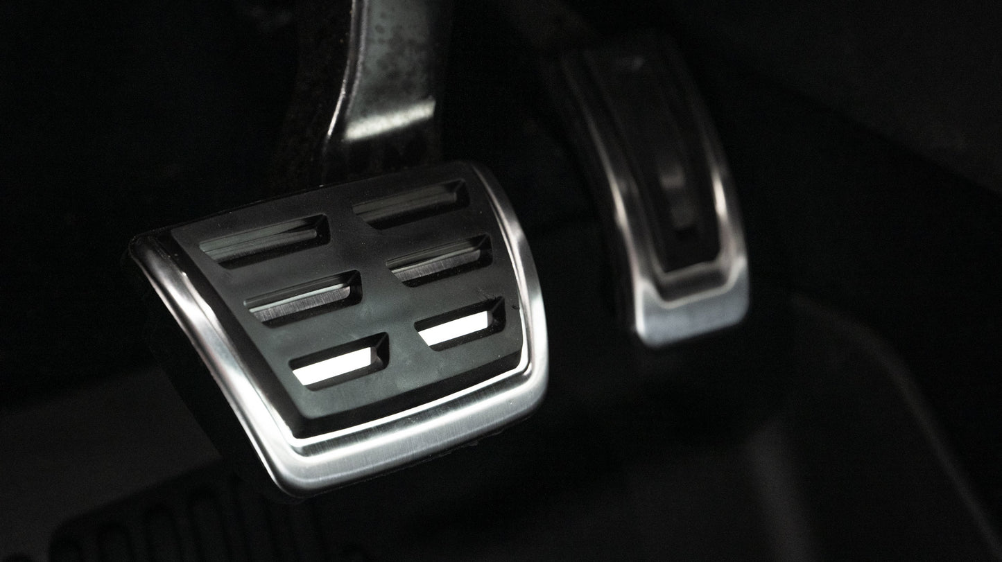 Performance Pedale Aluminiumoptik für VW, Audi, Skoda und Cupra-1