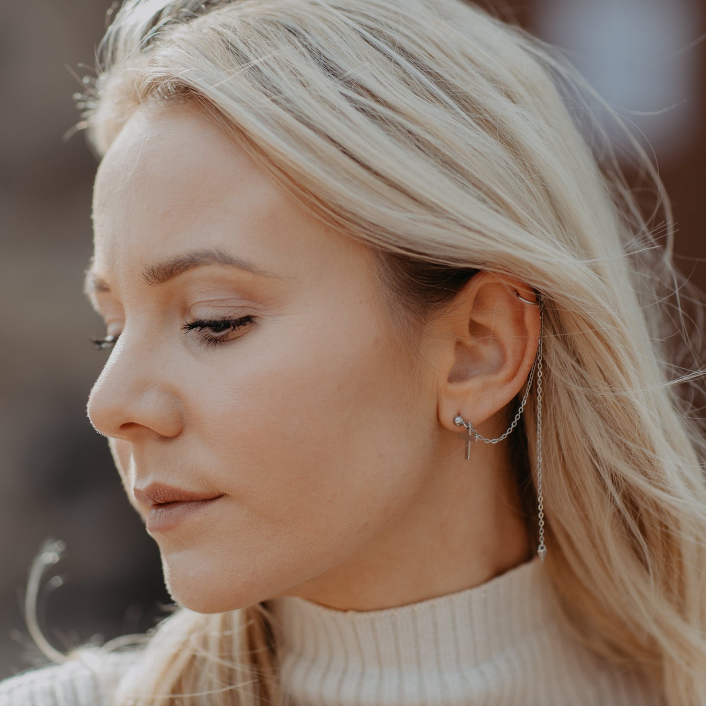 Quasta Ohrring mit Earcuff-2