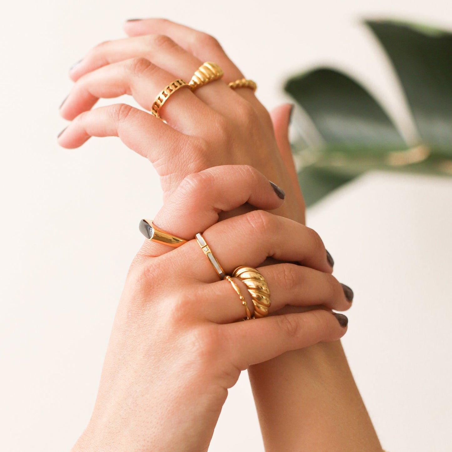 Verleidelijk CroissantCharm - Schattige Ring Perfect voor Elke Gelegenheid