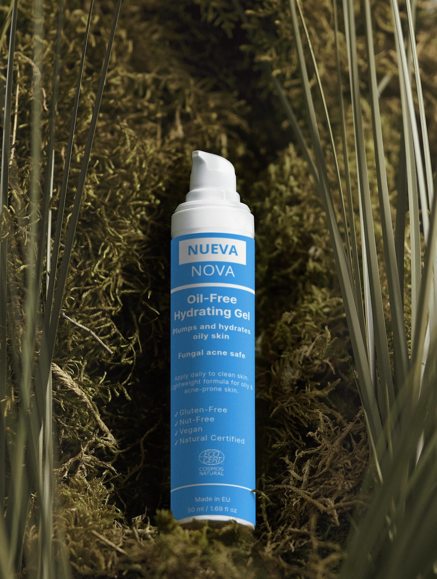Fungal Acne Safe Hydraterende Gel Zonder Olie – Voor Vette & Acnegevoelige Huid | Vegan, 50ml