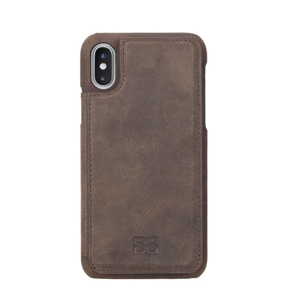 Ultimate Holder Genuine Leather Back Cover for iPhone X Series-6