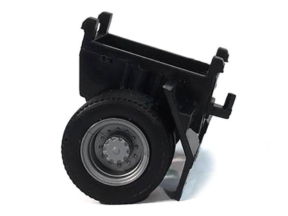 Single Axle Trailer Chassis 1/87 (HO) Plastic Model by Promotex-1