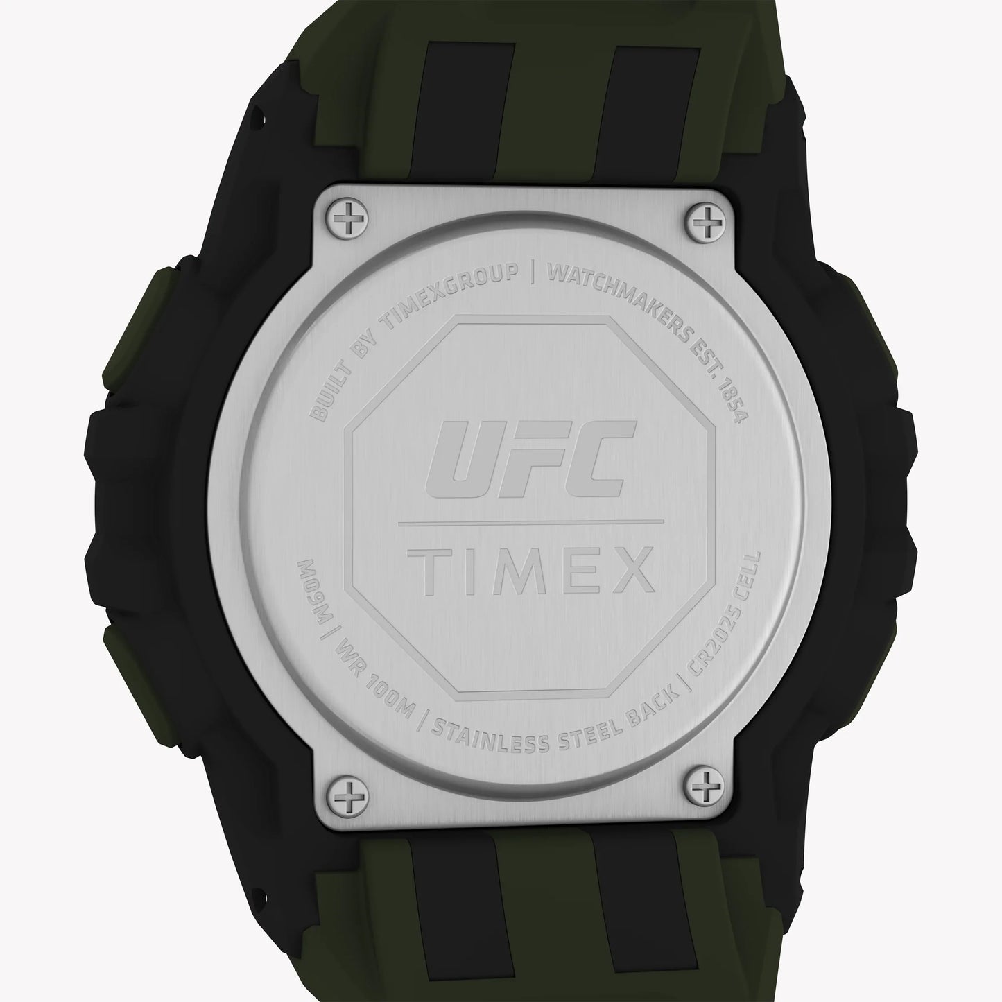Timex Men's Black Resin Watch, Green Band | T5K836-3