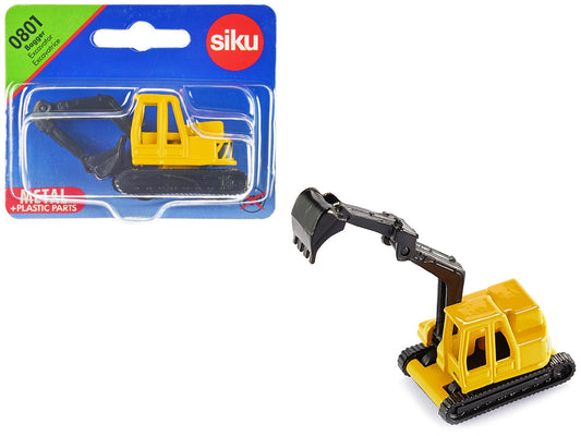Excavator Yellow and Black Diecast Model by Siku-0