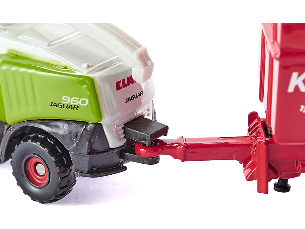 Claas 960 Jaguar Forage Harvester Green and Gray Diecast Model by Siku-2
