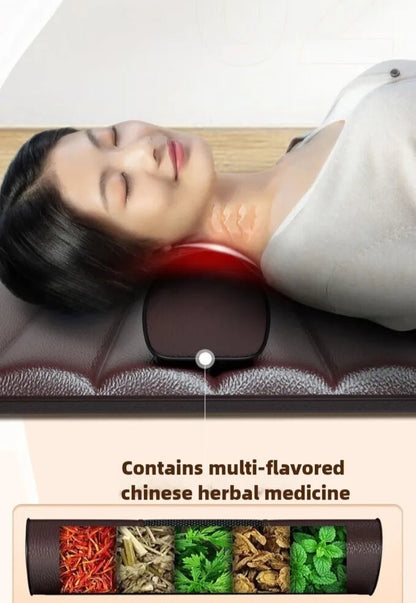 Verjong je lichaam met onze alles-in-één elektrische massage-matras - volledige verlichting voor nek, schouders, taille en rug met rustgevende warmte en knedende trillingen!