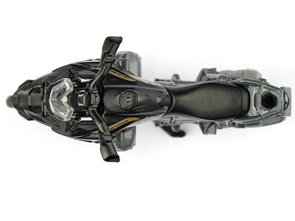 BMW R1250 GS LCI Motorcycle Black and Gray Diecast Model by Siku-1