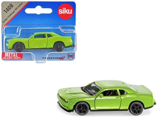 Dodge Challenger SRT Hellcat Green Metallic Diecast Model Car by Siku-0