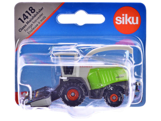 Claas 960 Jaguar Forage Harvester Green and Gray Diecast Model by Siku-0