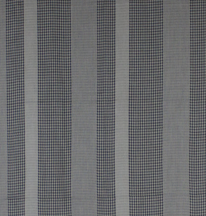 Checks and Stripes Cotton Scarf - Cement Black-3