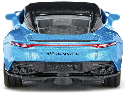 Aston Martin DBS Superleggera Blue Metallic with Black Top Diecast Model Car by Siku-3