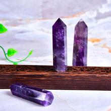 Brazilian Amethyst Crystal Tower – Natural Single-Point Energy Stone