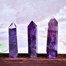 Brazilian Amethyst Crystal Tower – Natural Single-Point Energy Stone