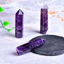 Brazilian Amethyst Crystal Tower – Natural Single-Point Energy Stone
