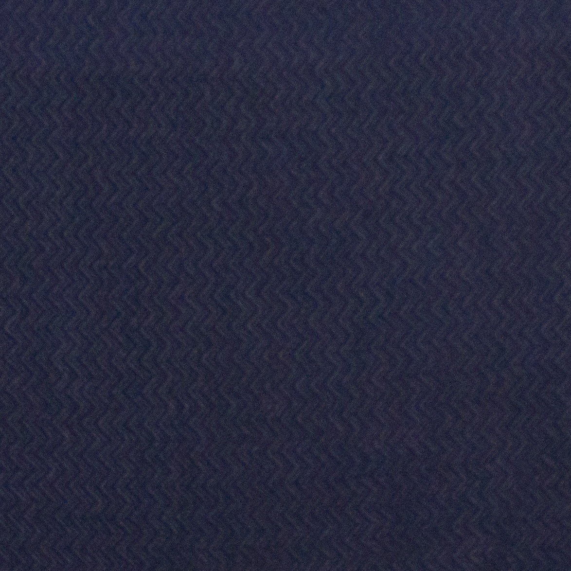Novelty Chevron Weave Two Tone Merino Wool Scarf - Navy Grey-2
