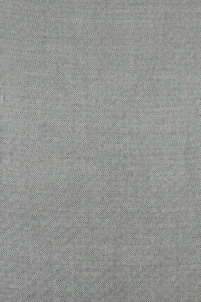 Alpine Merino Diamond Weave Two Tone Wool Scarf - Grey-2
