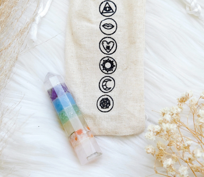 Pastel Rainbow Chakra Wand | Goddess Provisions