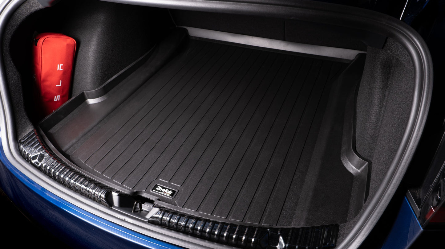 2befair Allwettermatte Kofferraum für das Tesla Model 3-1