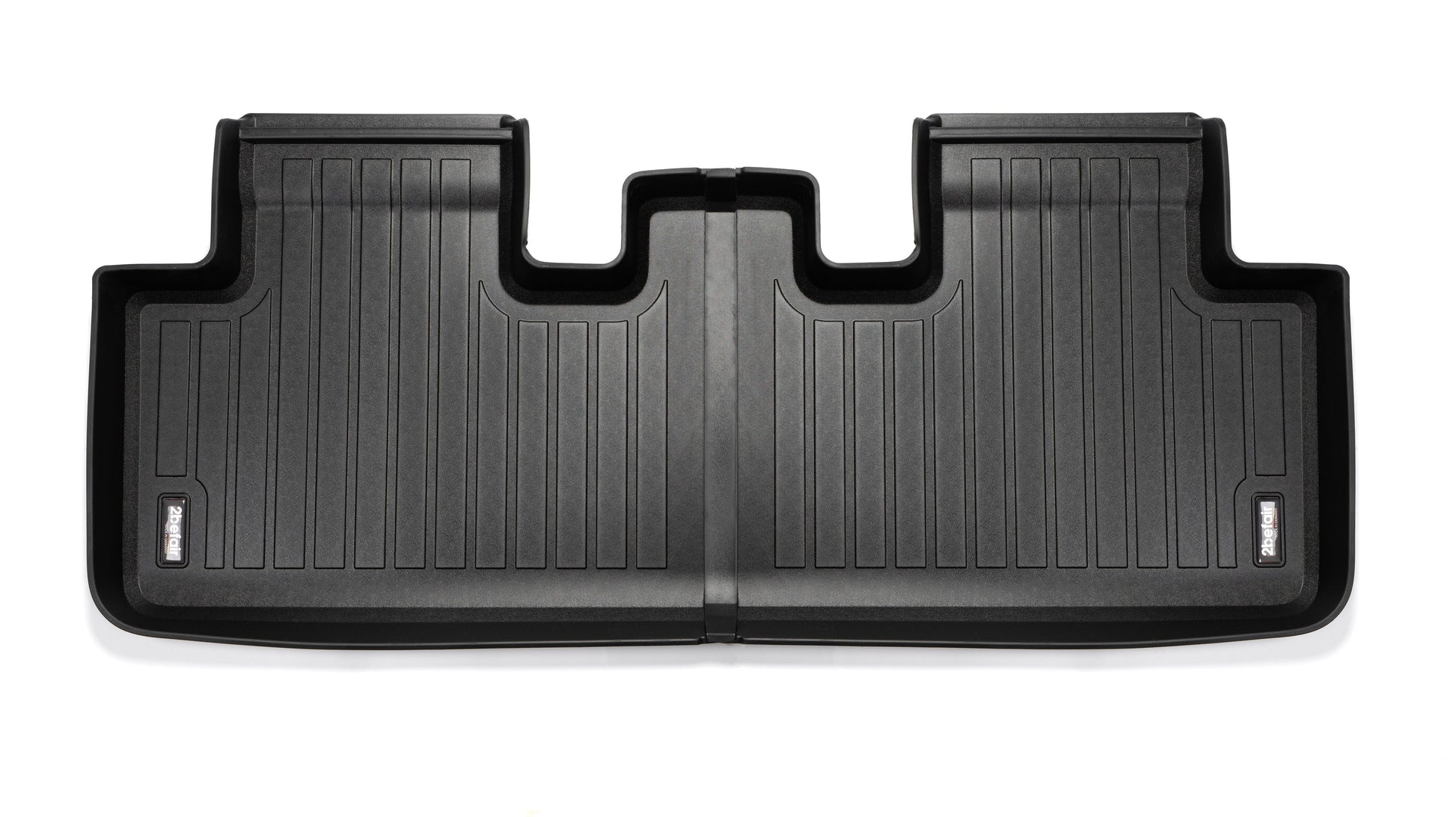 2befair Allwettermatte Fußraum hinten für das Tesla Model Y-0