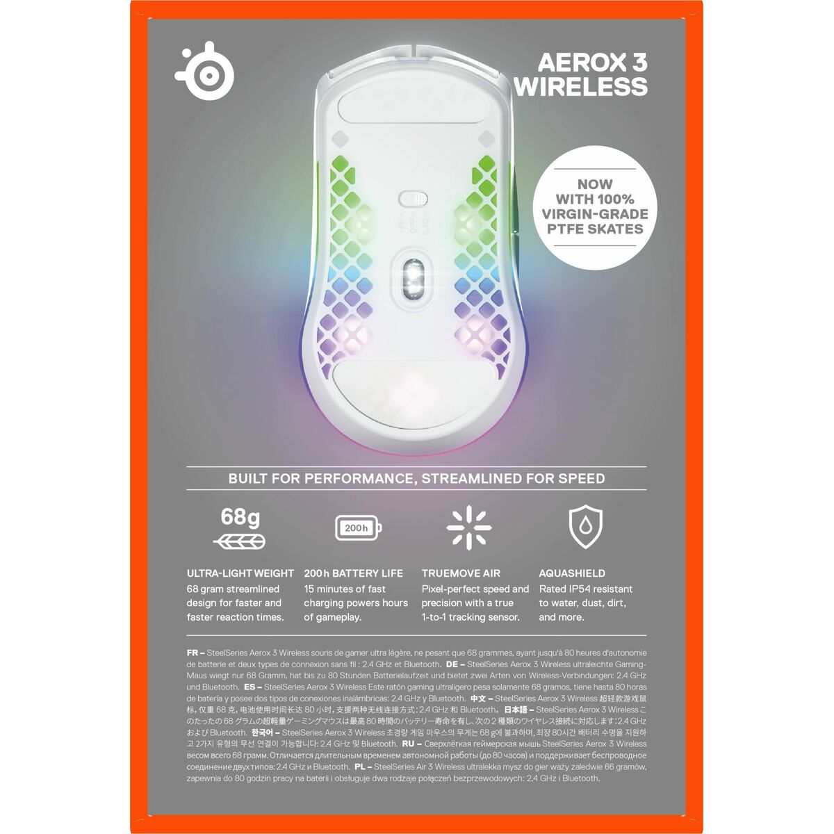 Gaming Mouse SteelSeries Aerox 3 Wireless-4