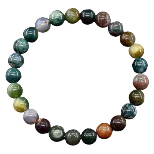 Elegantly Crafted Indian Agate Bracelet