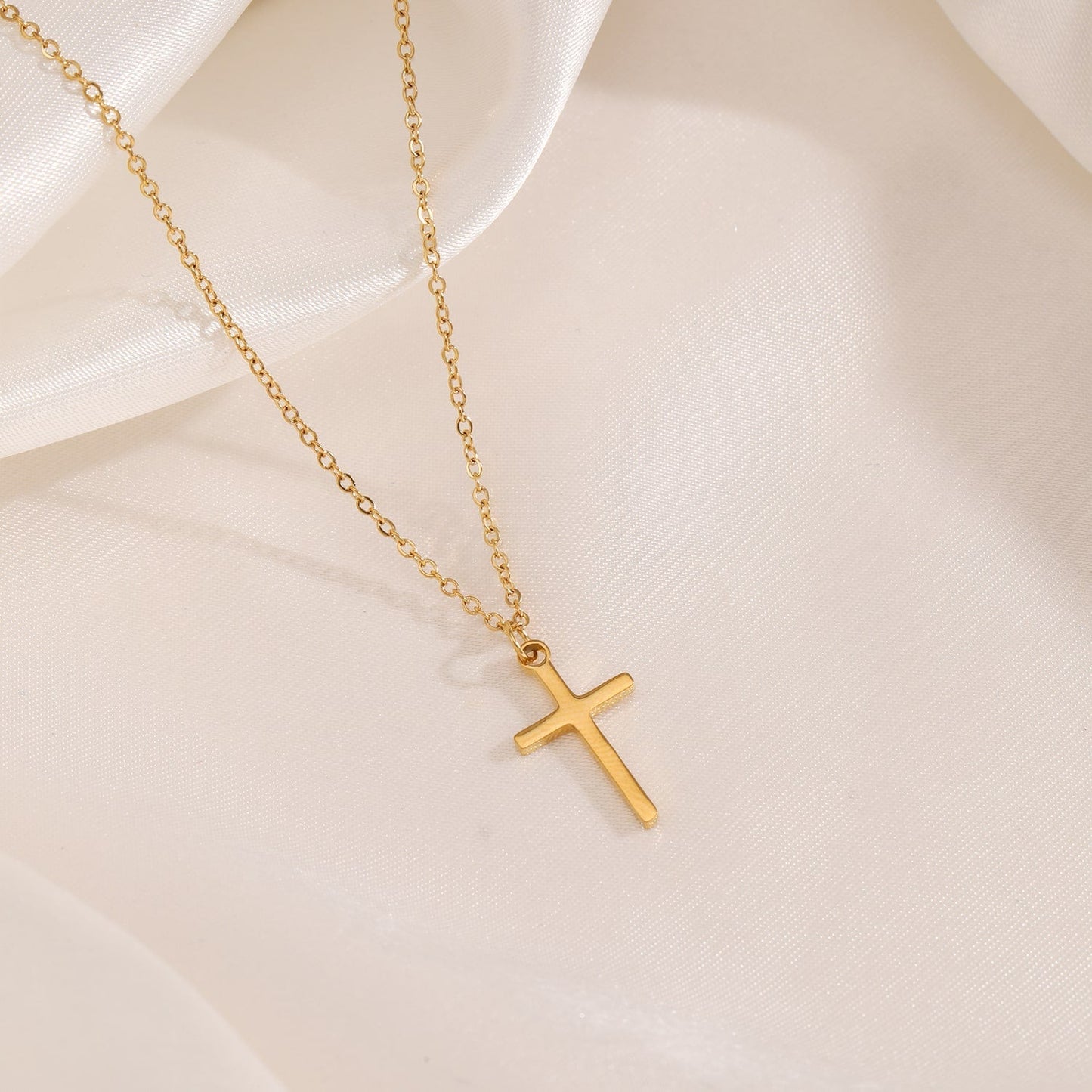 Eternal Faith - Ketting met Gouden Kruis