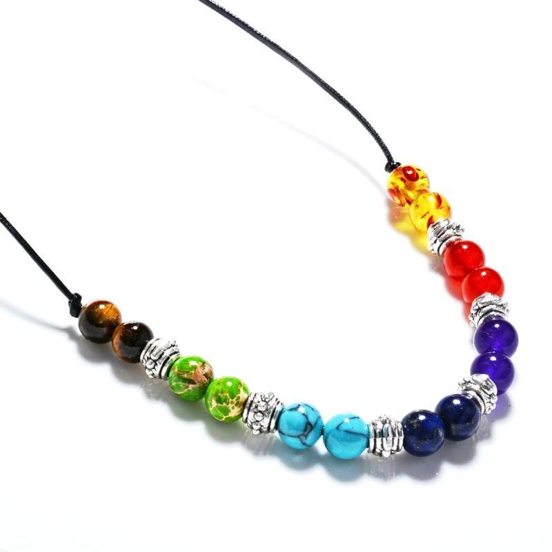 Genezing Reiki Hanger met 7 Chakra Kristallen