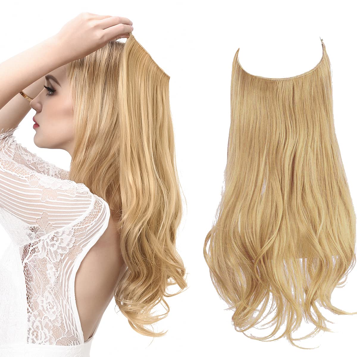 Onzichtbare Halo Hair Extensions voor moeiteloze glamour