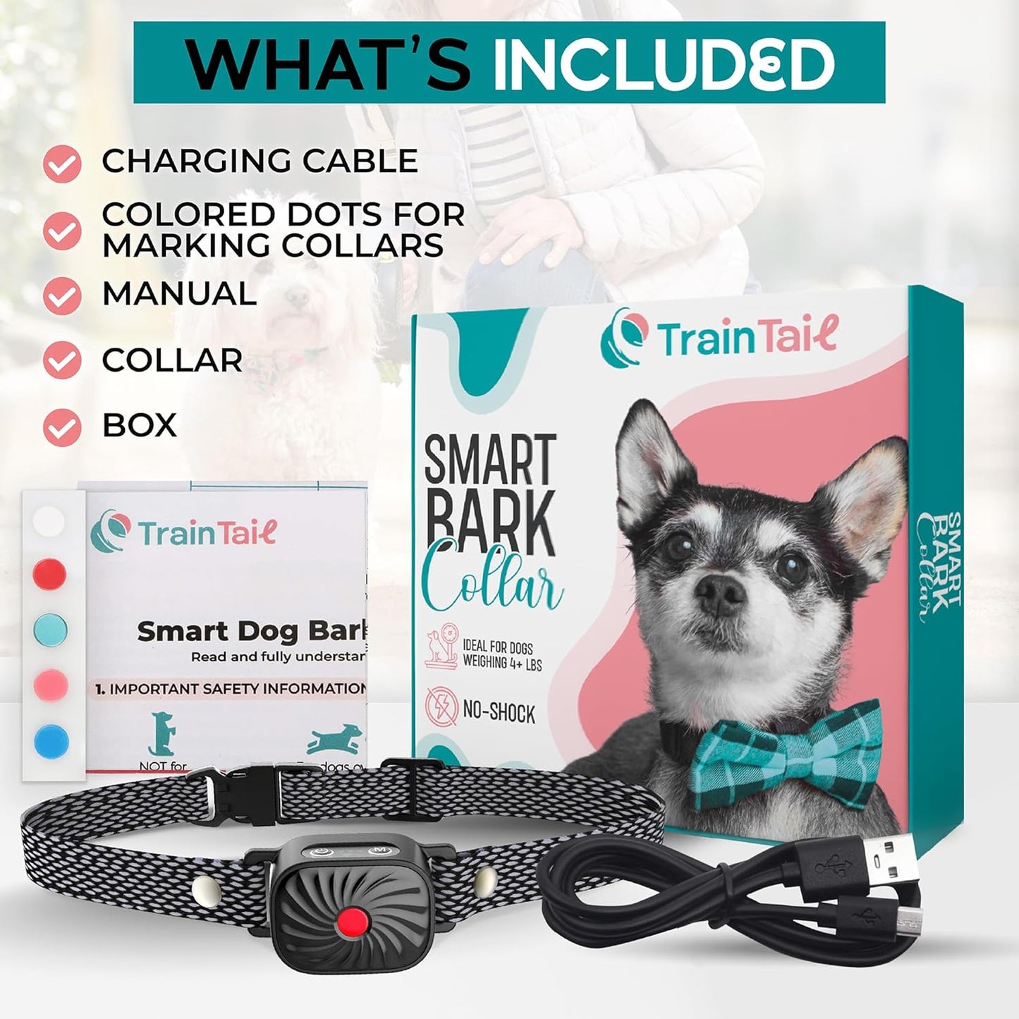 BarkEase Anti-Blaffhalsband | Perfect voor Kleine Honden