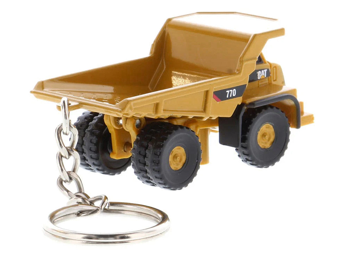 CAT Caterpillar 770 Off-Highway Truck Keychain Yellow Diecast Model by Diecast Masters-3