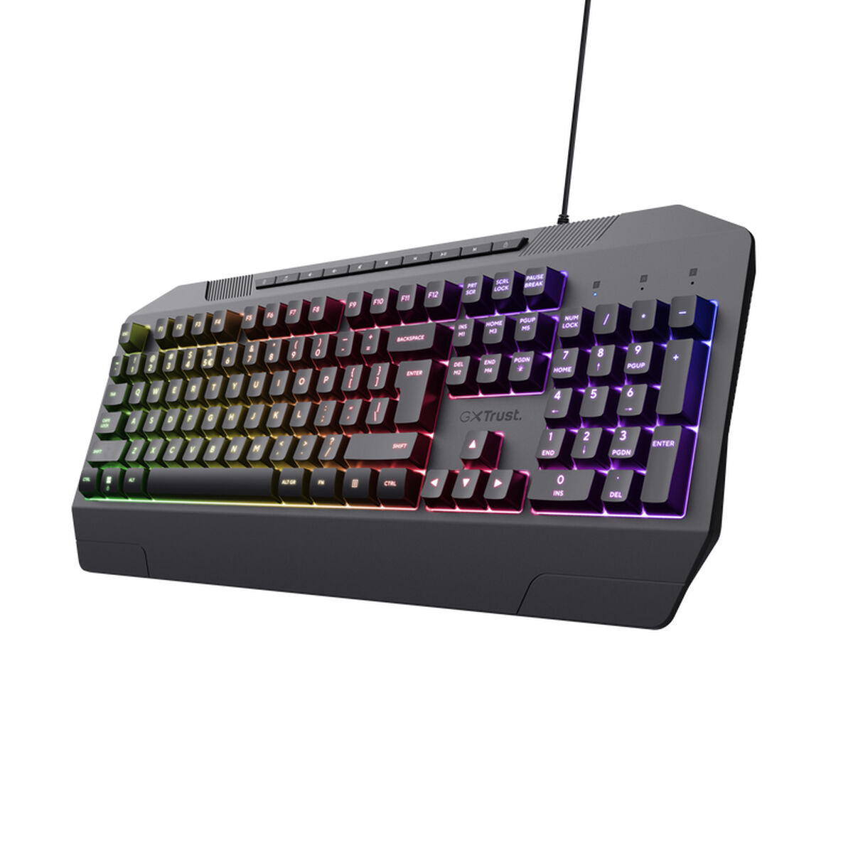 Gaming Keyboard Trust GXT836 EVOCX Black Multicolour QWERTY-1