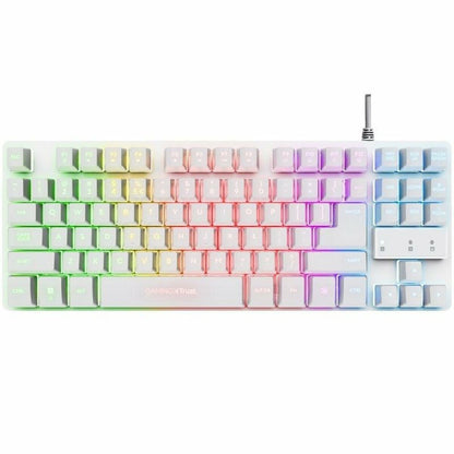 Gaming Keyboard Trust GXT 833W White Spanish Qwerty QWERTY-3