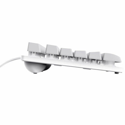 Gaming Keyboard Trust GXT 833W White Spanish Qwerty QWERTY-2