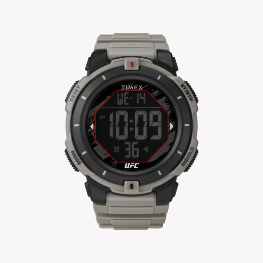 Timex Men's Resin Watch, Black/Tan | UFC Rumble Digital-0