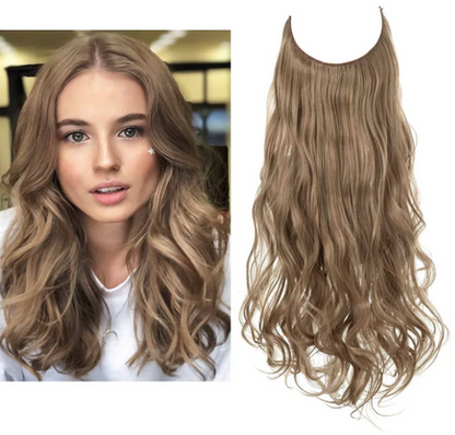 Onzichtbare Halo Hair Extensions voor moeiteloze glamour