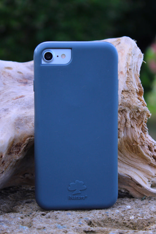 Custodia iNature iPhone 7/8/SE 2020 - Blu Oceano-0