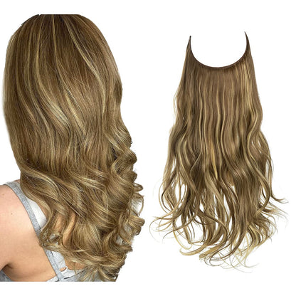 Onzichtbare Halo Hair Extensions voor moeiteloze glamour