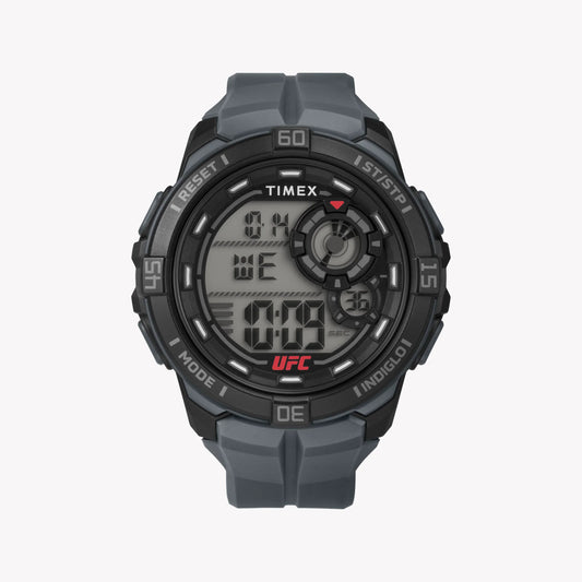 Timex Men's Black Resin Watch, Gray Band | TW5M59300-0