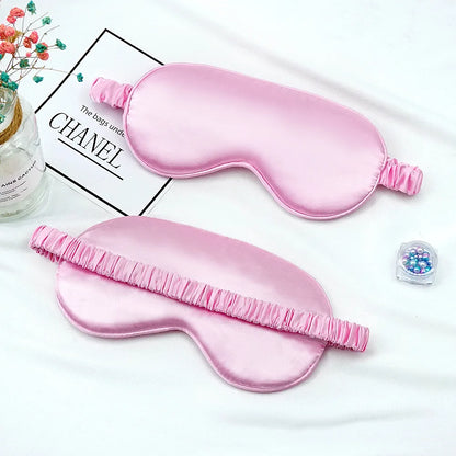 Luxueuze Geïmiteerde Zijden Oogmasker & Slaapoogmasker - Ultiem Comfort voor Reizen & Ontspanning, Zachte Oogverzorgingsschild voor Rustgevende Slaap