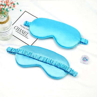 Luxe Imitatie Zijde Oogmasker – Perfect voor Reizen en Ontspanning – Zacht Oogzorgproduct voor Rustgevende Slaap en Oogbescherming
