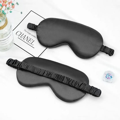 Luxe Imitatie Zijde Oogmasker – Perfect voor Reizen en Ontspanning – Zacht Oogzorgproduct voor Rustgevende Slaap en Oogbescherming
