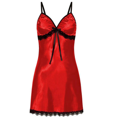 Elegante Plus Size Lingerie met Kant: Sensationele V-Hals Nachtjapon met Suspender Ontwerp in Diverse Kleuren