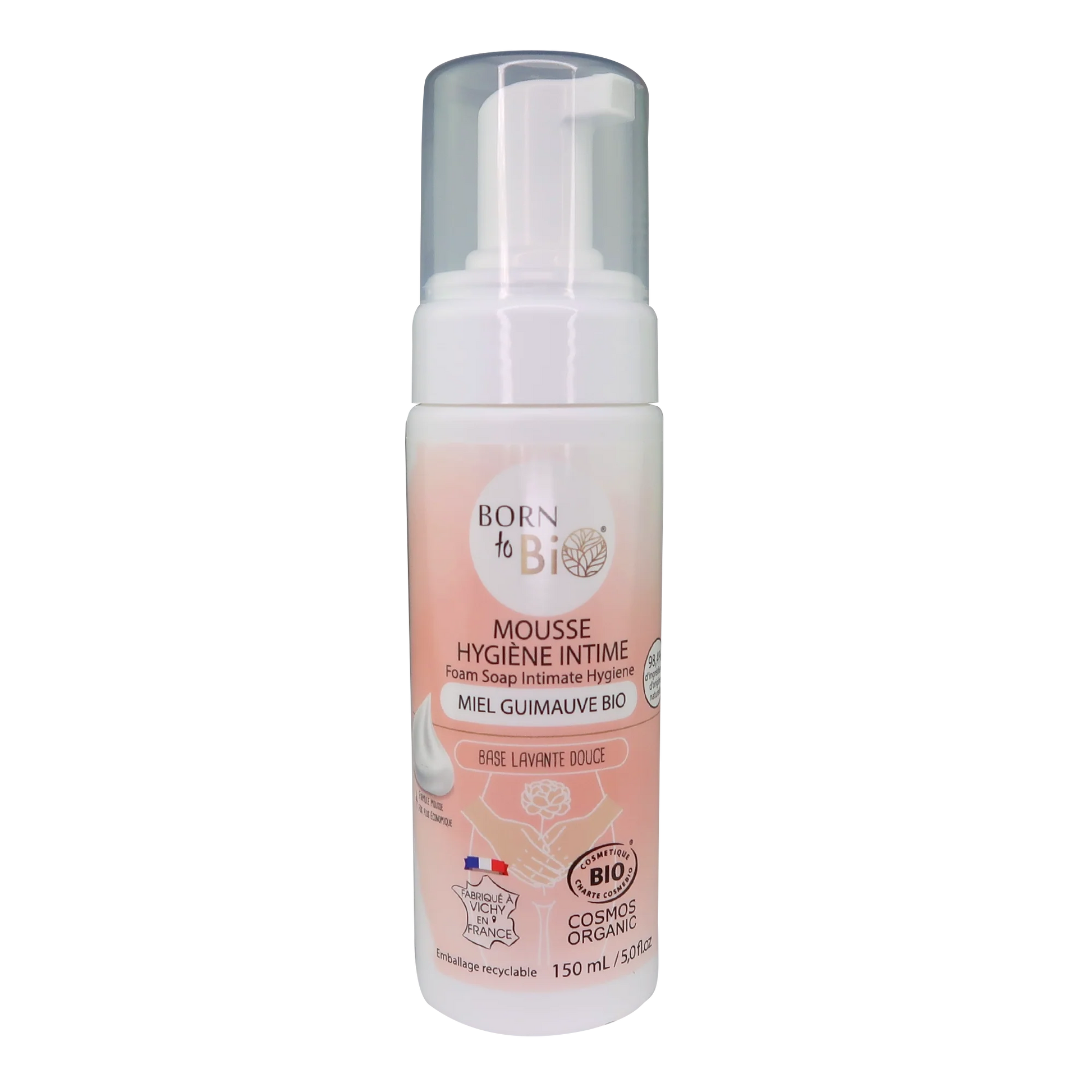 Honey and Marshmallow Intimate Hygiene Mousse - Certified Organic-0