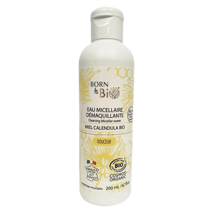 Calendula Honey Micellar Makeup Remover Water 200mL - Certified organic-0
