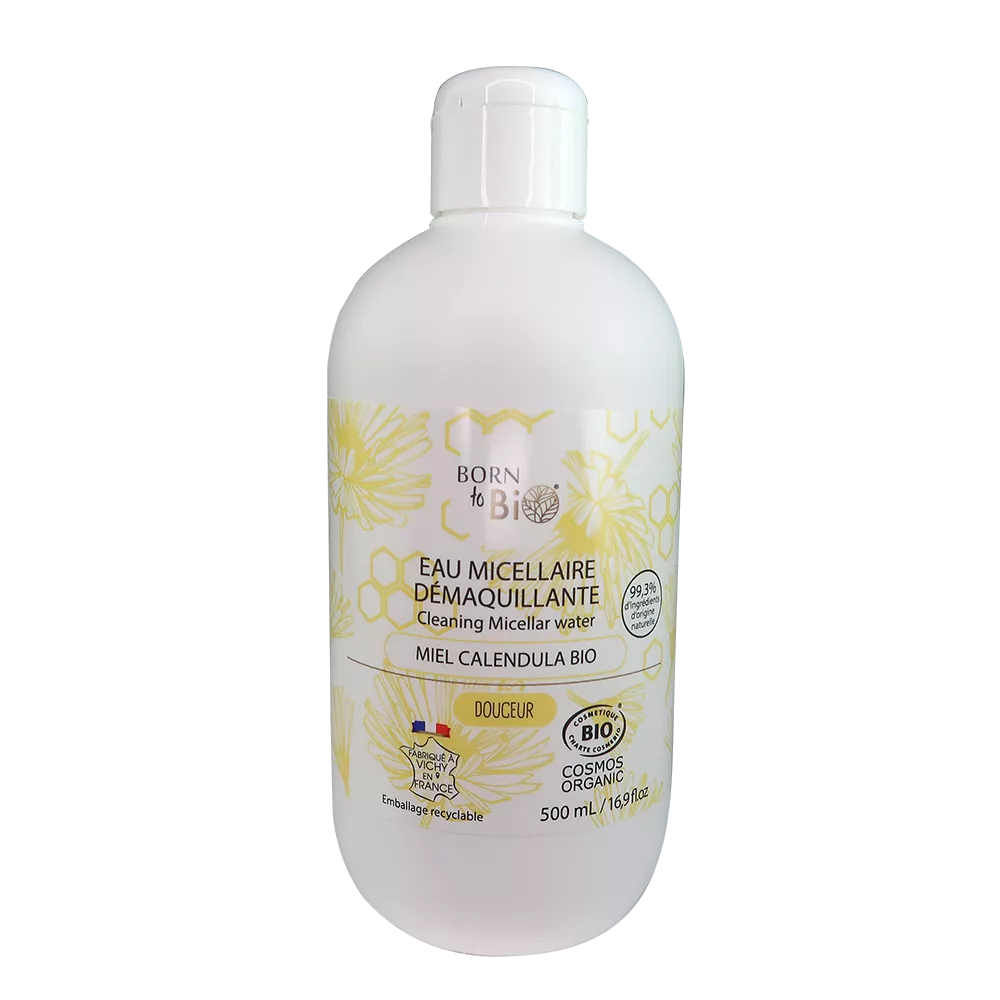 Calendula Honey Micellar Makeup Remover Water 500mL - Certified organic-0